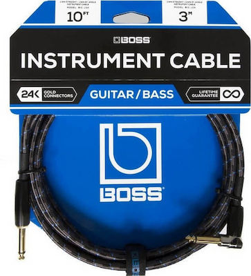 Boss Cable 6.3mm male - 6.3mm male 3m (BIC-10A)