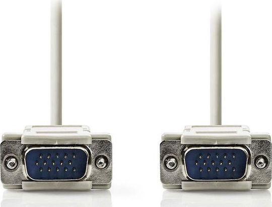 Nedis Cablu VGA - VGA Alb 2m (CCGP59001IV20)