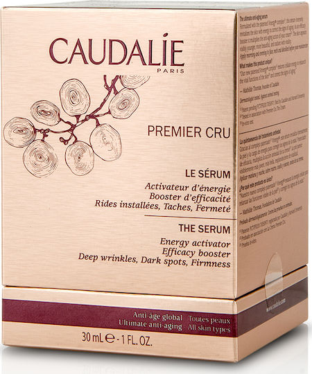 Caudalie Premium Cru Moisturizing & Anti-aging Serum Face with Niacinamide & Hyaluronic Acid for Radiance & Firming 30ml