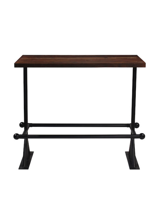 Bar Rectangular Table Natural 120x60x107cm