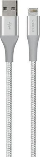 Braided USB-A to Lightning Cable Gray 1m