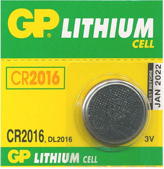 GP Batteries Lithium Cell Batterie CR2016 3V 1Stück