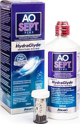 Alcon Aosept Plus Hydraglyde Υγρό Φακών Επαφής 360ml