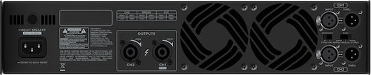 Mackie MX3500 PA Power Amplifier 2 Channels 1350W/4Ω 1000W/8Ω with Cooling System Black