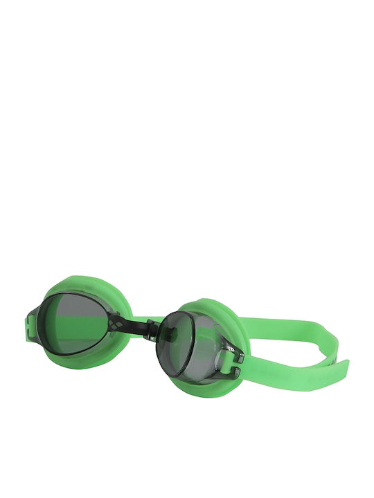 Arena Bubble 3 Swimming Goggles Kids with Anti-Fog Lenses Green