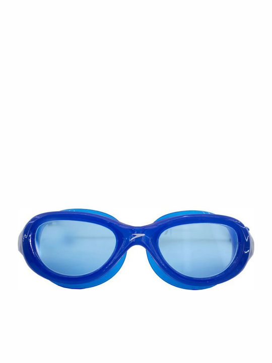 Speedo Futura Classic Schwimmbrillen Kinder mit Antibeschlaglinsen Blau