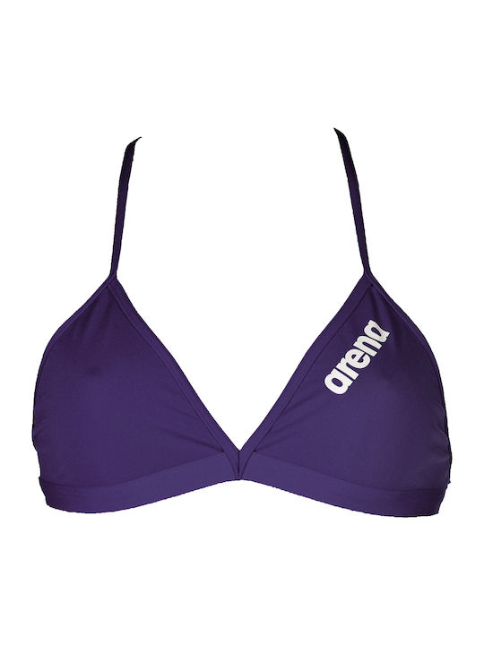 Solid Bikini Triunghi Albastru marin