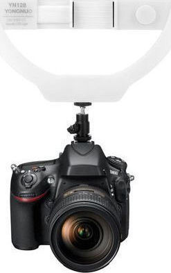 Yongnuo LED Ринг Лампа 27.5см 3200 - 5500K с Пръстенова Светлина за Маса и Стойка за Телефон