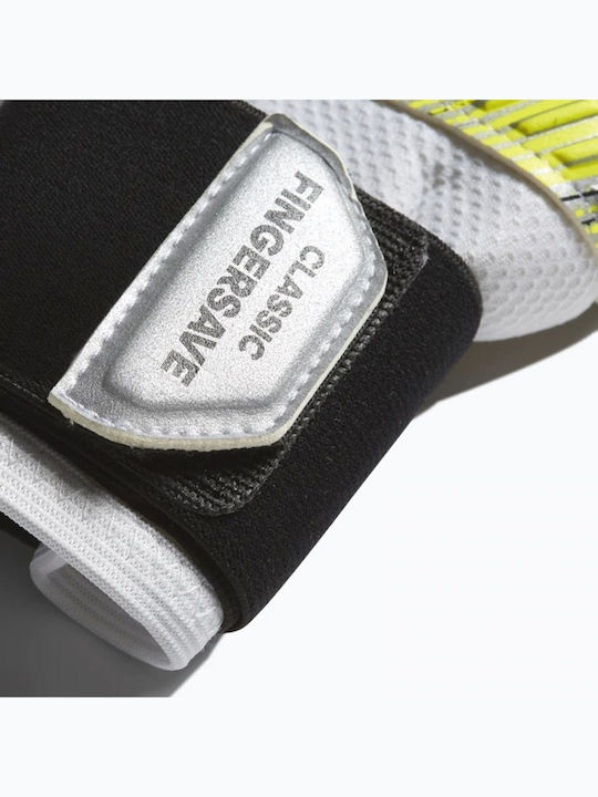 adidas Classic Pro Fingersave Γάντια Τερματοφύλακα Ενηλίκων Λευκά