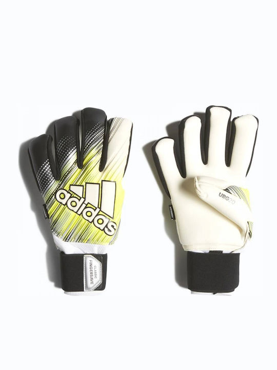 adidas Classic Pro Fingersave Γάντια Τερματοφύλακα Ενηλίκων Λευκά