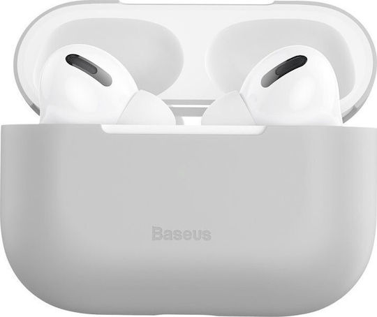 Baseus Protective Pro Θήκη Σιλικόνης σε Γκρι χρώμα για Apple AirPods Pro