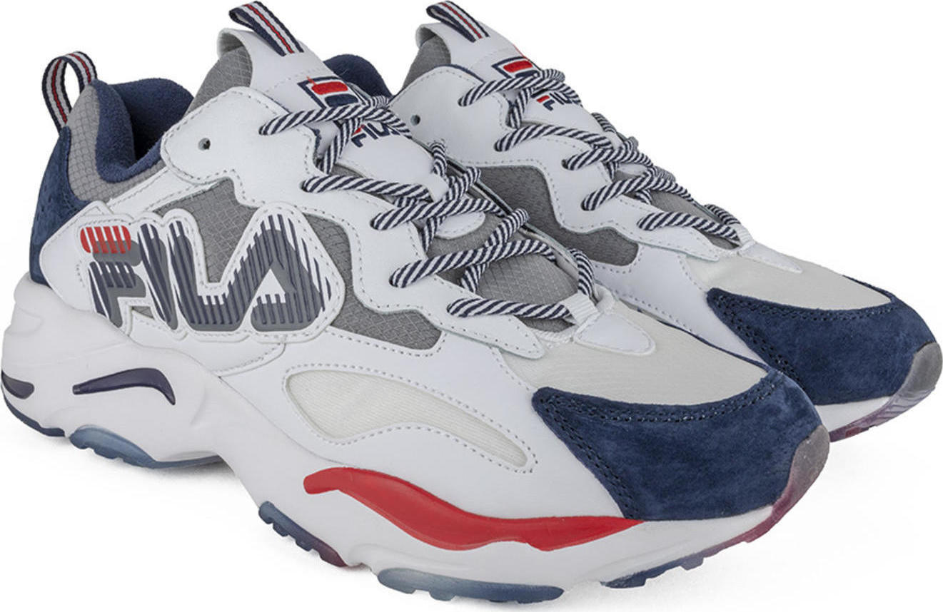 fila silver ray tracer trainers