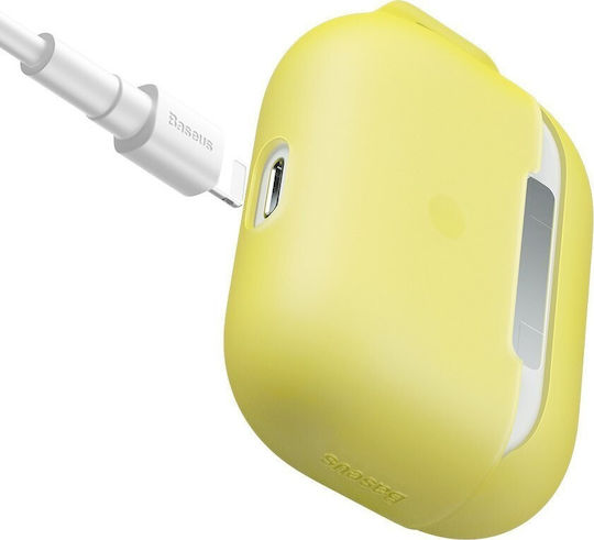 Baseus Let''s Go Θήκη Σιλικόνης σε Κίτρινο χρώμα για Apple AirPods Pro