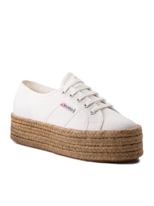 2790 Cotropew Women's Fabric Espadrilles White