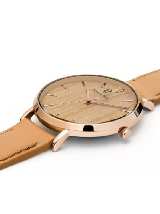 Pierre Lannier Nature Women's Watch with Beige Leather Strap