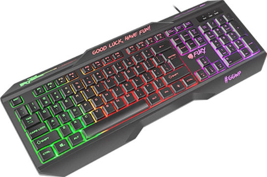 Natec Hellfire 2 Gaming Tastatur mit RGB-Beleuchtung (Englisch US)