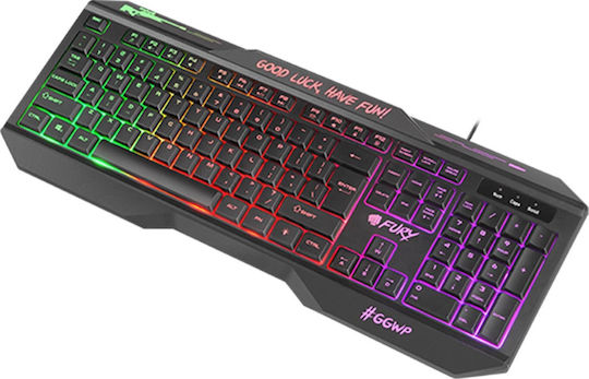 Natec Hellfire 2 Gaming Tastatur mit RGB-Beleuchtung (Englisch US)