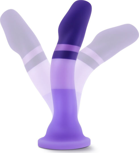 Avant D2 Dildo με Βεντούζα Purple Rain 19cm