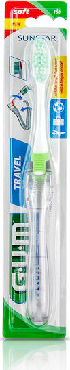 GUM Travel 158 Toothbrush Soft Green