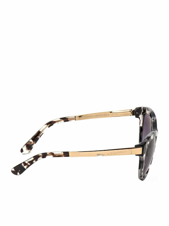 Dolce & Gabbana Women's Sunglasses with Brown Tartaruga Frame and Purple Gradient Lenses DG4243 2888/8G