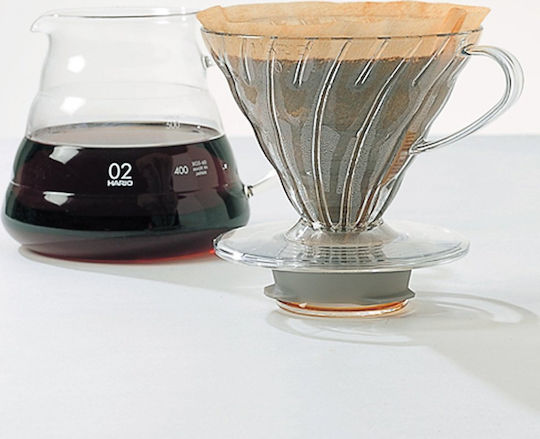 Hario V60 360 Ulcior Sticlă Transparentă 130x107x99mm