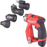 Milwaukee M12 FDDXKIT-202X Δραπανοκατσάβιδο Μπαταρίας Brushless 12V 2x2Ah