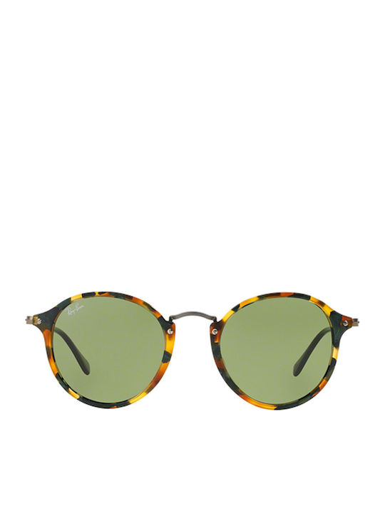 Ray Ban Round Fleck Γυαλιά Ηλίου με Πολύχρωμο Ταρταρούγα Σκελετό και ...