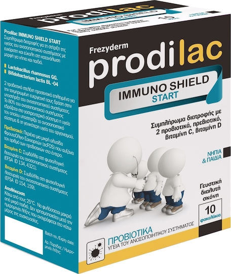 Frezyderm Prodilac Immuno Shield Start with Probiotics and Prebiotics for Children 10 sachets