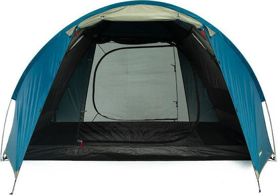 OZtrail Tasman 6V Dome Camping Tent Igloo Blue with Double Cloth 3 Seasons for 6 People 480x305x195cm