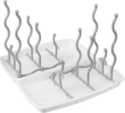 Babyono Drying Rack for 8 Baby Bottles Whiteς 1pcs