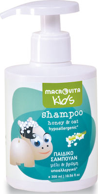 Macrovita Organic Hypoallergenic Kids Shampoo with Honey / Oat in Gel Form 300ml