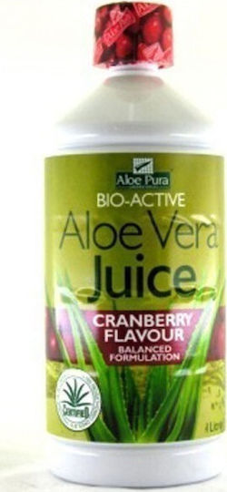 Optima Naturals Aloe Vera Juice 1000ml Preiselbeere