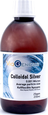 Viogenesis Colloidal Silver Ionic Liquid 25ppm 200ml