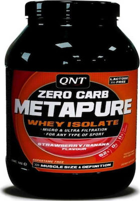 QNT Metapure Zero Carb Whey Isolate Суроватъчна Протеин с Вкус на Stracciatella 2kg