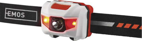 Emos Headlamp LED IP43 with Maximum Brightness 60lm Black