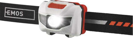 Emos Headlamp LED IP43 with Maximum Brightness 60lm Black