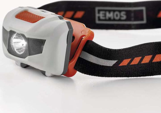Emos Headlamp LED IP43 with Maximum Brightness 60lm Black