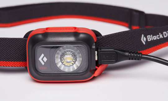 Black Diamond Επαναφορτιζόμενος Φακός Κεφαλής LED IPX4 με Μέγιστη Φωτεινότητα 225lm Sprint 225