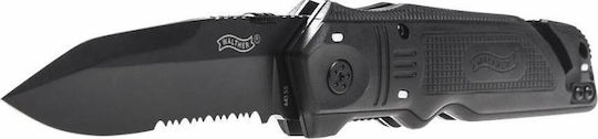 Walther Pocket Knife ERC Black in Sheath