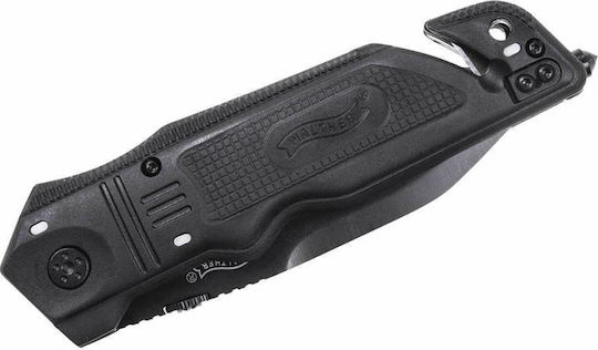 Walther Pocket Knife ERC Black in Sheath