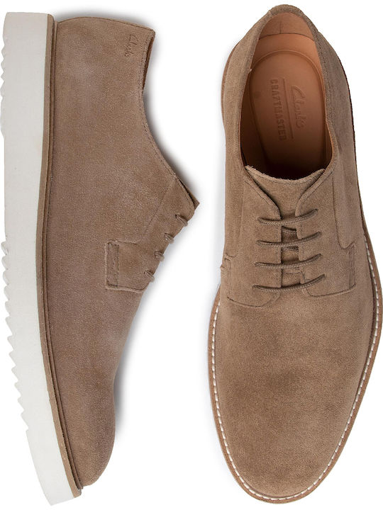 Ernest Walk Wildleder Herren Freizeitschuhe Beige