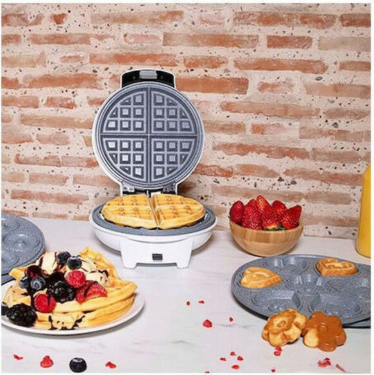 Cecotec Fun Gofrestone Βαφλιέρα για Στρογγυλές Βάφλες 700W