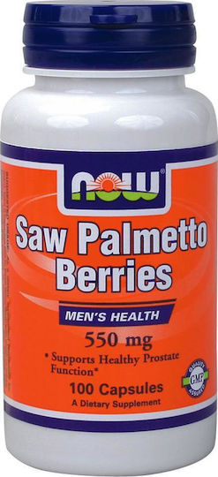 Now Foods Saw Palmetto 550mg 100 κάψουλες
