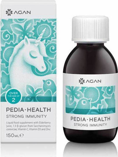 Agan Pedia Health Strong Immunity Συμπλήρωμα για την Ενίσχυση του Ανοσοποιητικού 150ml