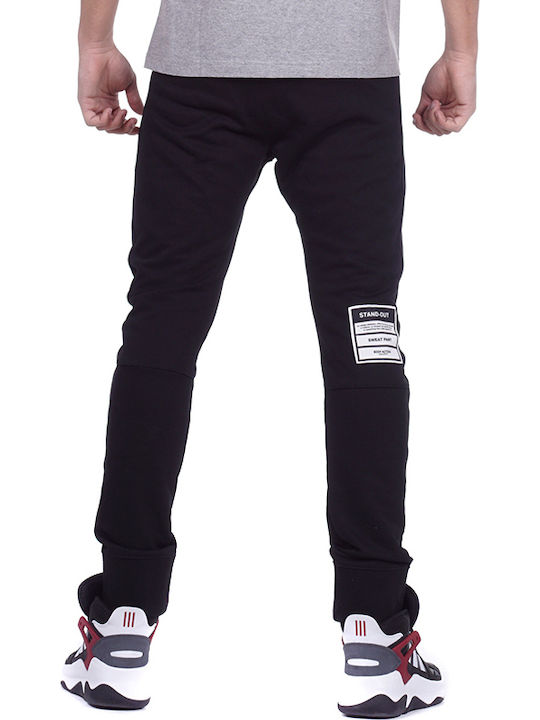 Body Action Herren-Sweatpants Schwarz