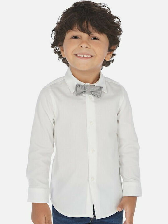 Mayoral Kids One Color Shirt White