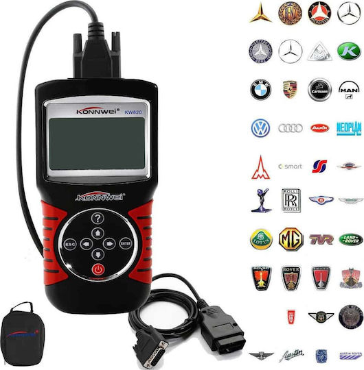 Konnwei Instrument de diagnosticare auto Digital OBD 2 cu Cablu