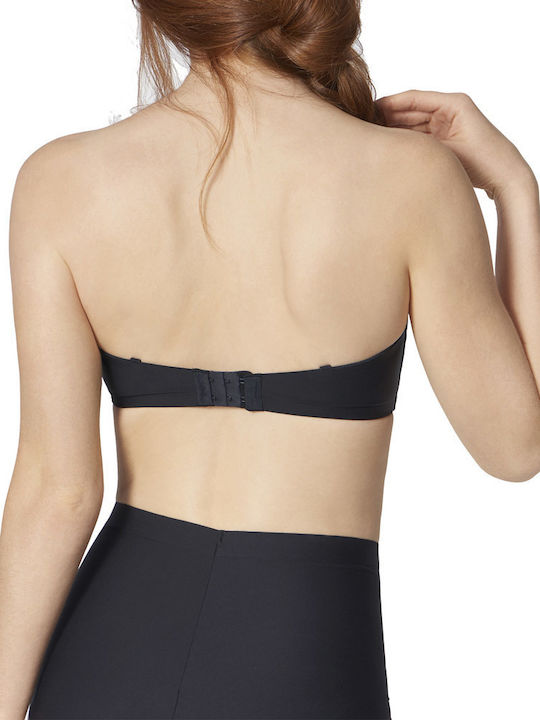 Stepy Soft Push Up Bra Underwire Black