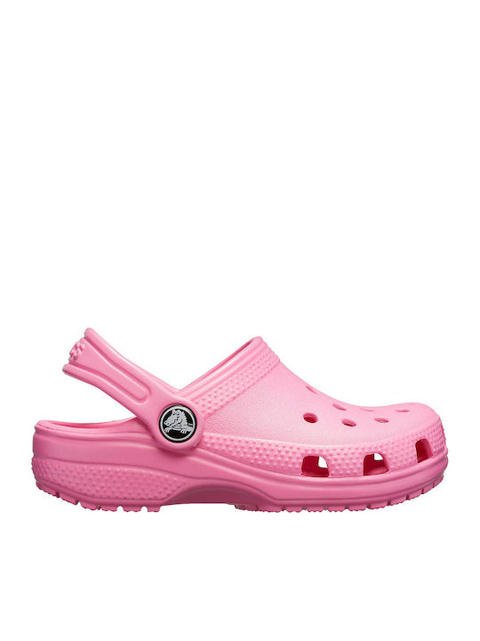 Crocs Παιδικά Ανατομικά Σαμπό Θαλάσσης για Κορίτσι Classic Ροζ
