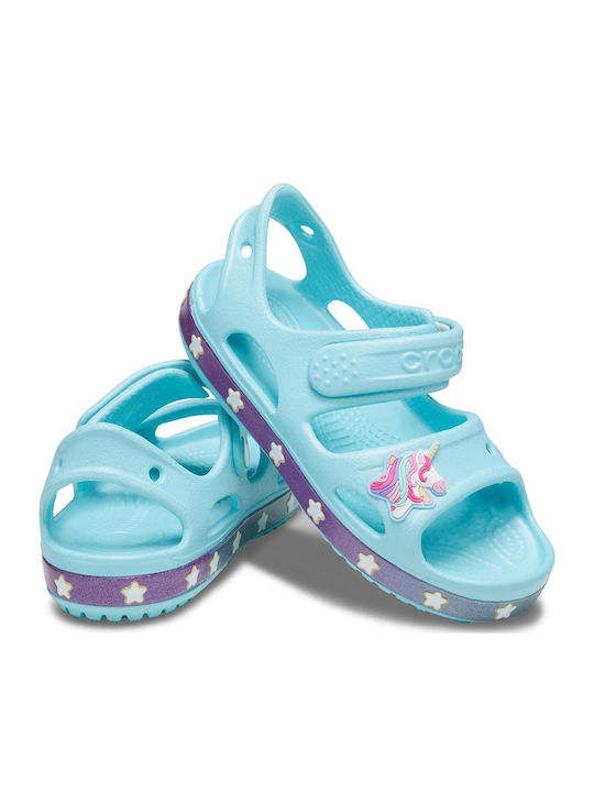 Funlab Unicorn Charm Children's Anatomical Beach Shoes Light Blue